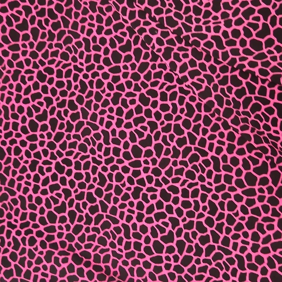 Michael Kors Cerise Pink Animal Print Ruched Faux-Wrap Sheath Dress nwt - Picture 8 of 9